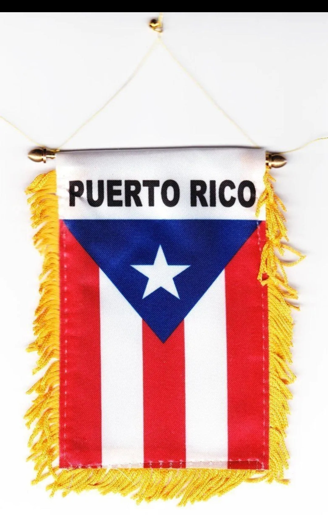 Bandera de Puerto Rico (4 x 6 Pulgadas)