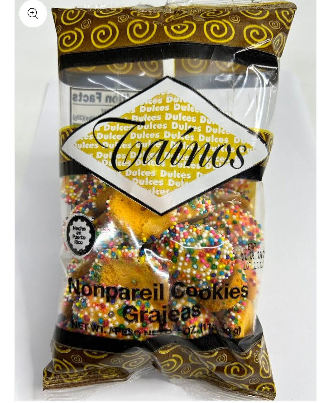 Galletas Grajeas Taíno